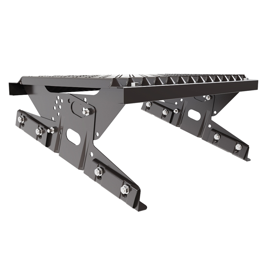 Ступень кровельная BORGE, для фальцевой кровли, серо-коричневый (RAL 8019)