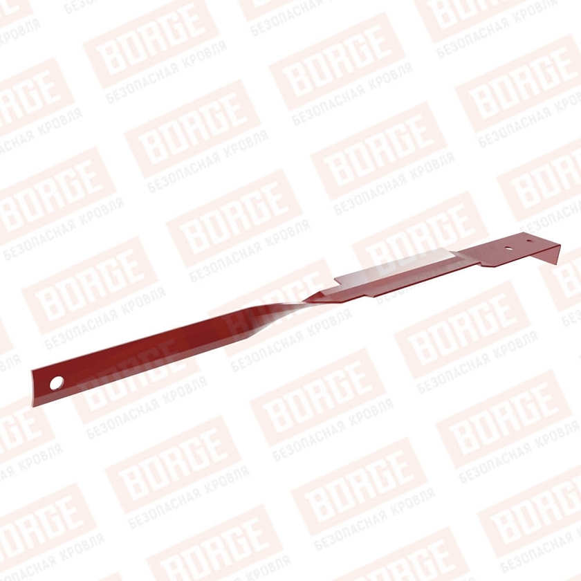 Кровельный кронштейн BORGE для черепичной кровли, коричнево-красный (RAL 3011)