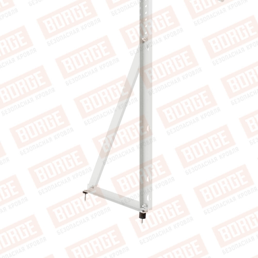 Ограждение кровельное Русский Рубеж H-120см, 3м, сигнально-белый (RAL 9003)