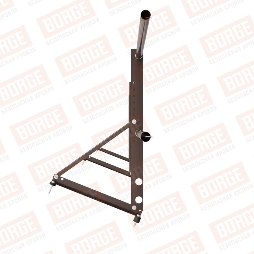 Ограждение декоративное NewLine H-60см, 3м, коричневый шоколад (RAL 8017)