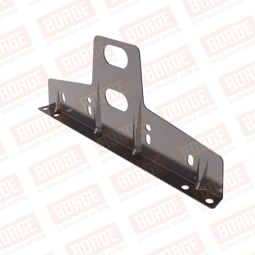 Универсальный кронштейн Русский Рубеж 25х45мм, оцинк., серо-коричневый (RR 32)