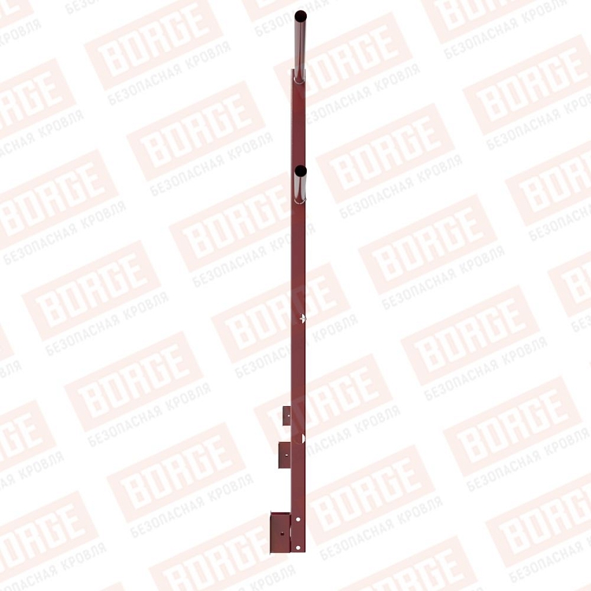 Ограждение парапетное NewLine H-120см, 3м, красное вино (RAL 3005)