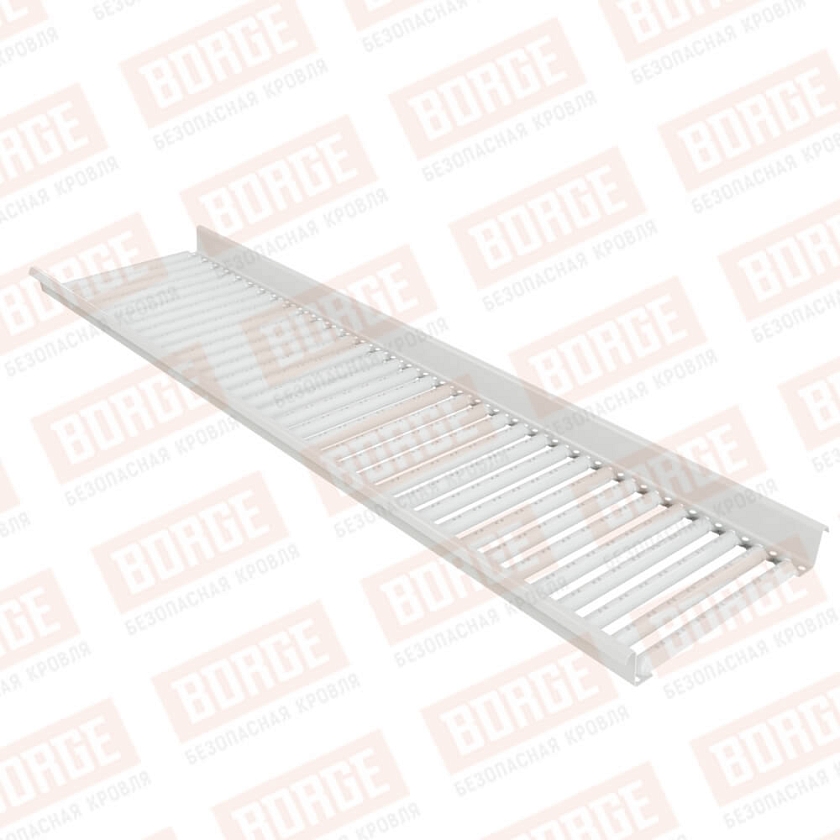 Платформа переходного мостика BORGE 1,5м, сигнально-белый (RAL 9003)