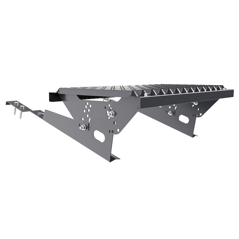 Ступень кровельная BORGE, для черепичной кровли, серый графит (RAL 7024)