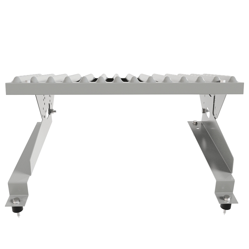 Ступень кровельная BORGE, для МЧ с высокой ступенькой, бело-алюминиевый (RAL 9006), 350мм