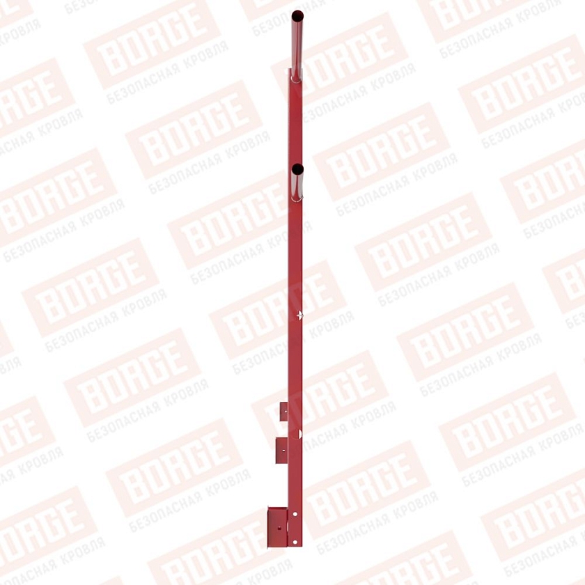 Ограждение парапетное NewLine H-120см, 3м, рубиново-красный (RAL 3003)