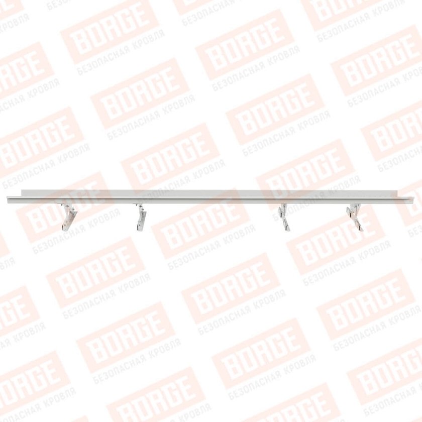 Мостик переходной BORGE 3м, для фальцевой кровли, сигнально-белый (RAL 9003)