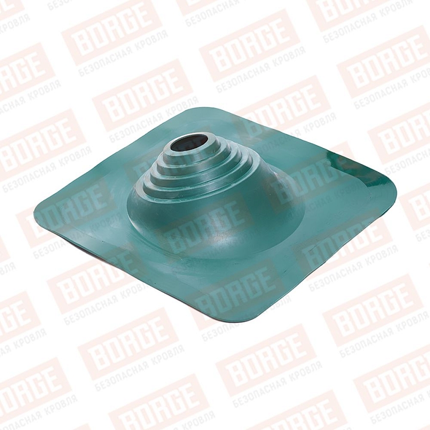 Проходка кровельная угловая №1 d75х200 цв. зеленый