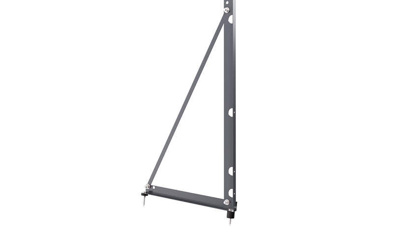 Ограждение кровельное NewLine H-120см, 3м, серый графит (RAL 7024)