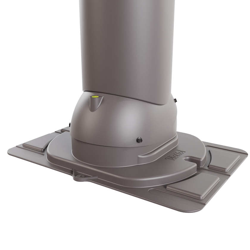 Роторная вентиляция Viotto Turbo, U01 D150мм, неутепленная, серо-коричневый (RAL 8019)