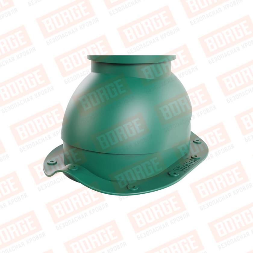 Труба вентиляционная Viotto, для МЧ Монтеррей, d-110мм, h-550мм, неутепленная, зеленый мох (RAL 6005)