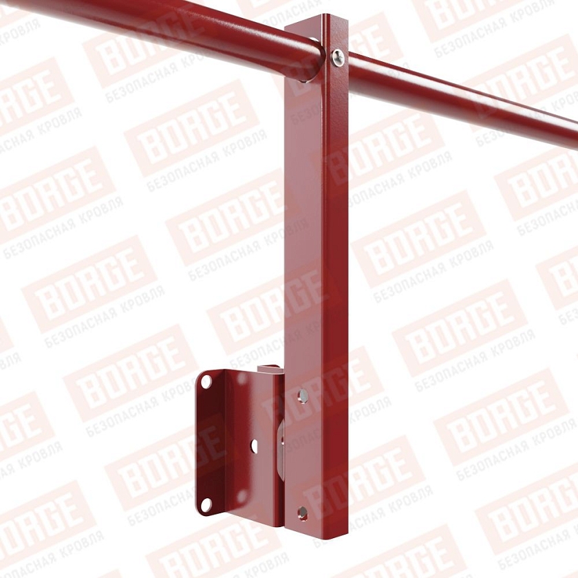Ограждение парапетное NewLine H-30см, 3м, коричнево-красный (RAL 3011)