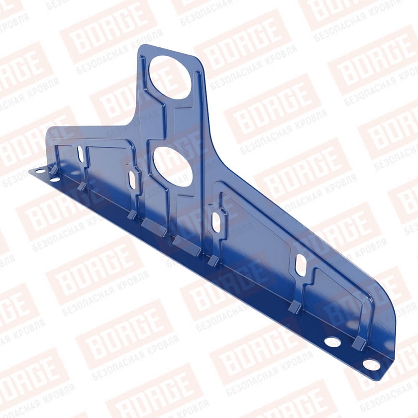 Универсальный кронштейн Русский Рубеж 20х40мм, оцинк., сигнально-синий (RAL 5005)