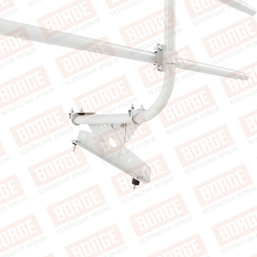 Ограждение кровельное BORGE H-60см, 3м, сигнально-белый (RAL 9003)