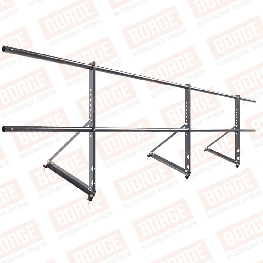 Ограждение декоративное NewLine H-60см, 3м, серый графит (RAL 7024)