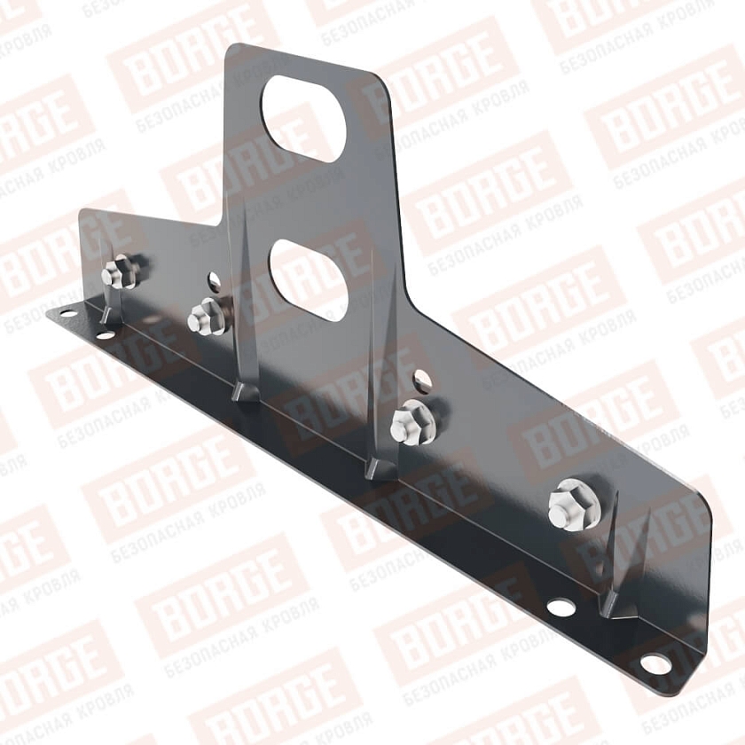 Универсальный кронштейн Русский Рубеж 25х45мм, оцинк., антрацитово-серый (RAL 7016)