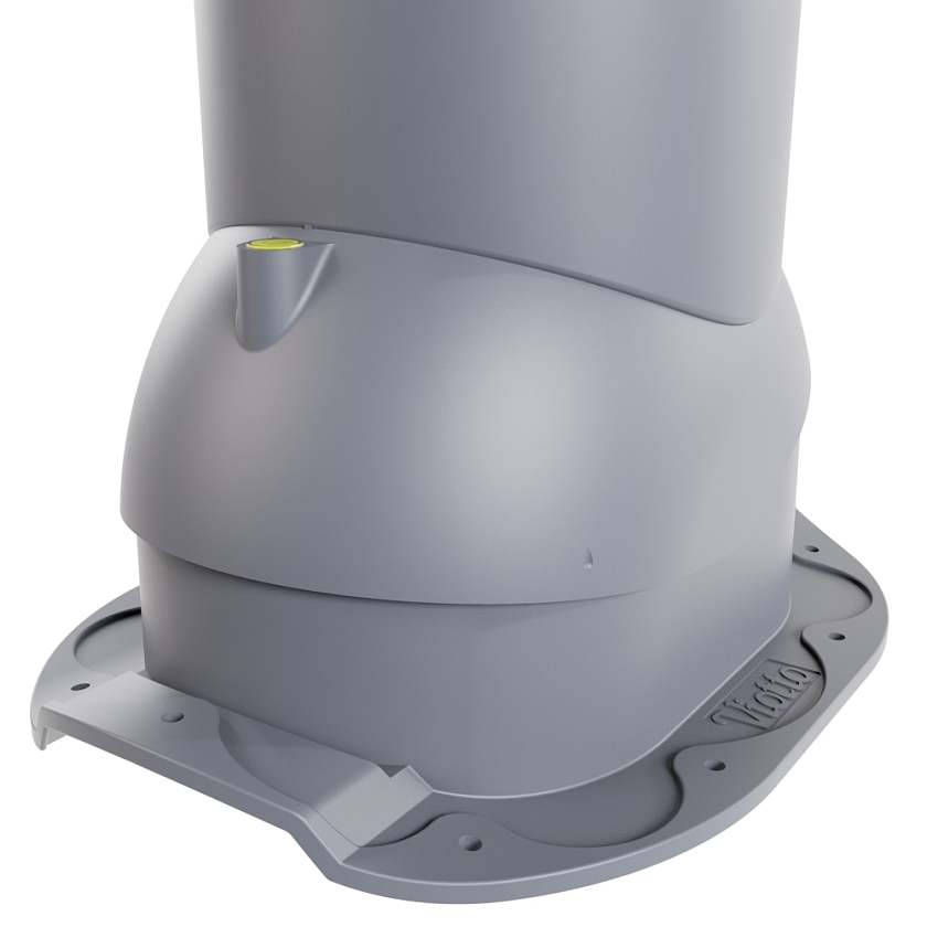 Роторная вентиляция Viotto, для МЧ Адаманте, d-110мм, неутепленная, серый графит (RAL 7024)