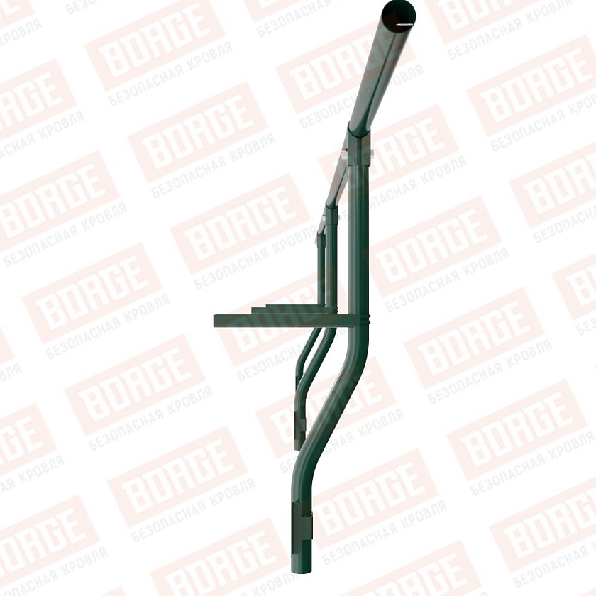 Ограждение парапетное BORGE H-30см, 3м, зеленый мох (RAL 6005)