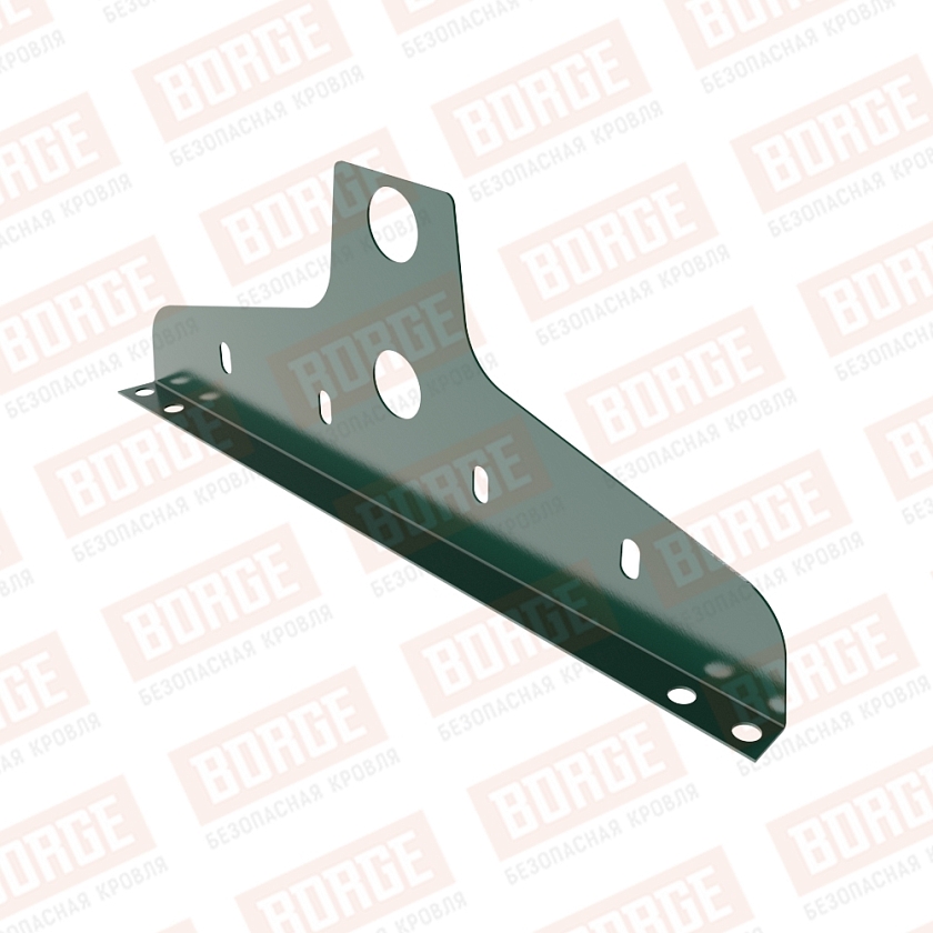 Универсальный кронштейн NewLine, D-25мм, зеленый мох (RAL 6005)