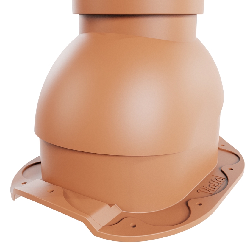 Выход вентиляции канализации Viotto, для МЧ Адаманте, терракотовый (RAL 8004)