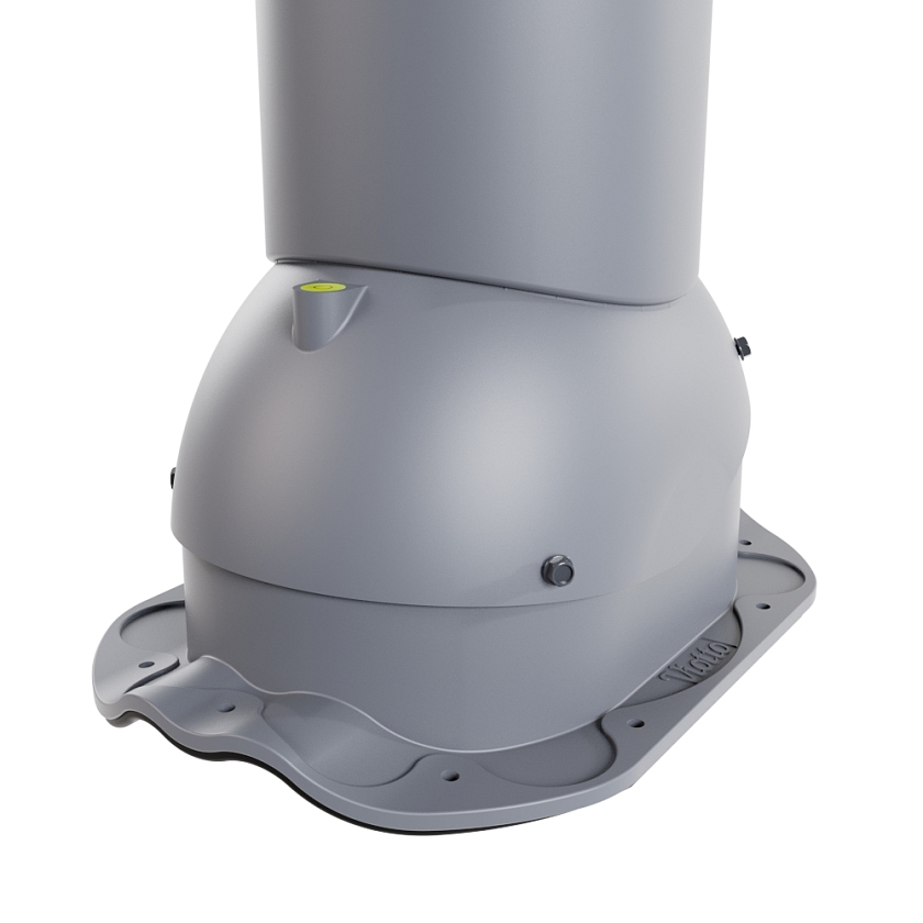 Роторная вентиляция Viotto, для МЧ Финнера, d-125мм, утепленная, серый графит (RAL 7024)