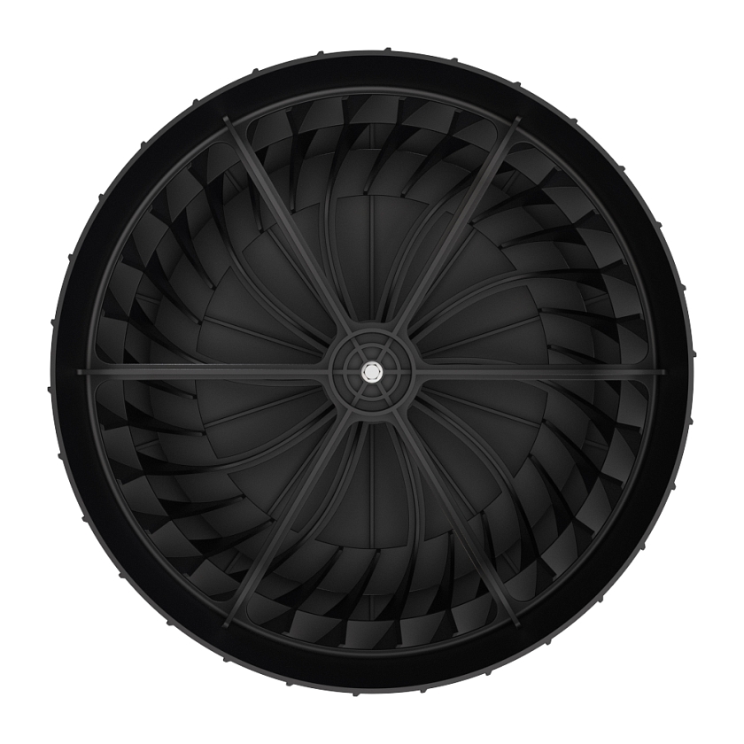 Ротационная вентиляционная турбина, d-355мм, чёрный (RAL 9005)