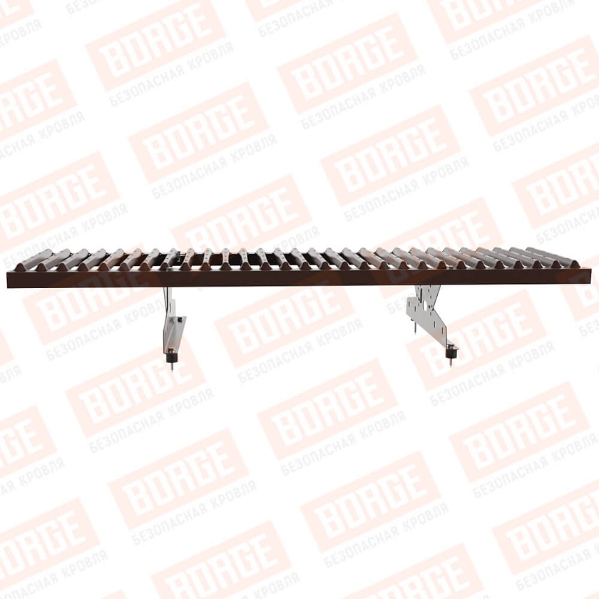 Мостик переходной NewLine 1,25м, коричневый шоколад (RAL 8017)