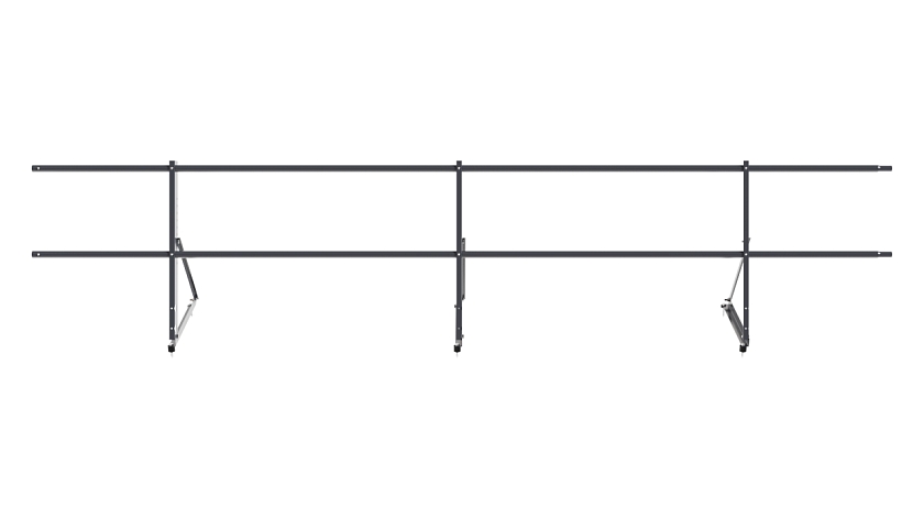Ограждение кровельное NewLine H-60см, 3м, серый графит (RAL 7024)
