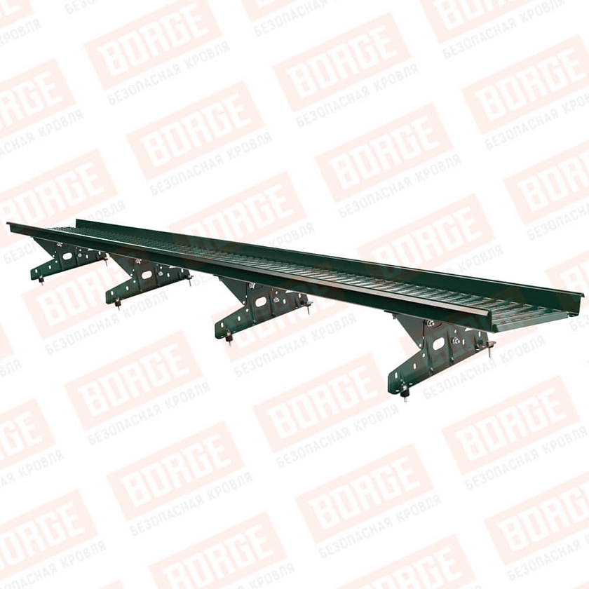 Мостик переходной BORGE 3м, зеленый мох (RAL 6005)