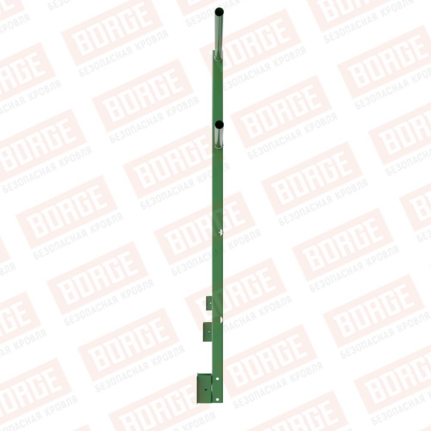 Ограждение парапетное NewLine H-120см, 3м, лиственно-зеленый (RAL 6002)