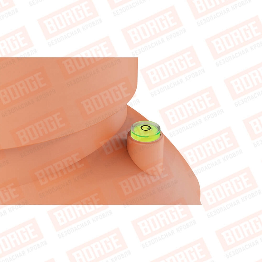 Труба вентиляционная Viotto, для МЧ Монтеррей, d-110мм, h-550мм, утепленная, терракотовый (RAL 8004)