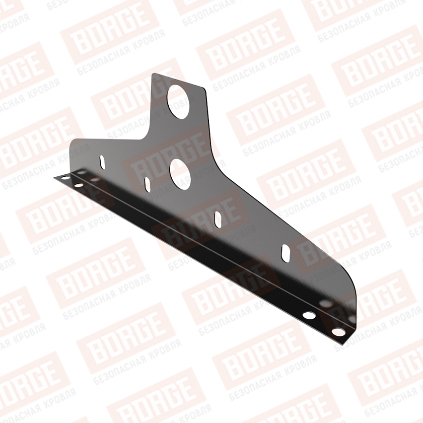 Универсальный кронштейн NewLine, D-25мм, чёрный (RAL 9005)