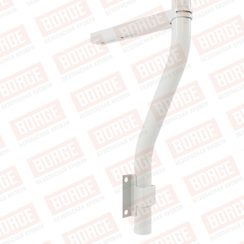 Ограждение парапетное BORGE H-30см, 3м, сигнально-белый (RAL 9003)