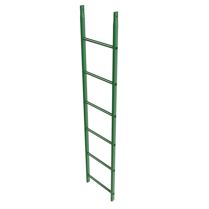 Лестница кровельная, фасадная BORGE 1,8м, лиственно-зеленый (RAL 6002)