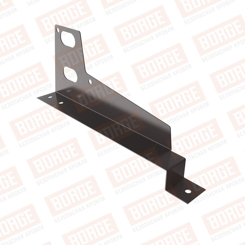 Универсальный кронштейн Русский Рубеж, оцинк., для МЧ с выс. ступен., окрашенный (NL-805), 350мм