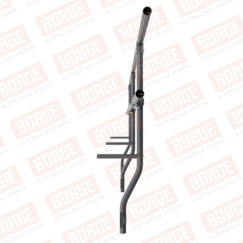 Ограждение парапетное BORGE H-60см, 3м, серый графит (RAL 7024)