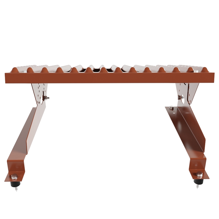 Ступень кровельная BORGE, для МЧ с высокой ступенькой, терракотовый  (RAL 8004), 350мм