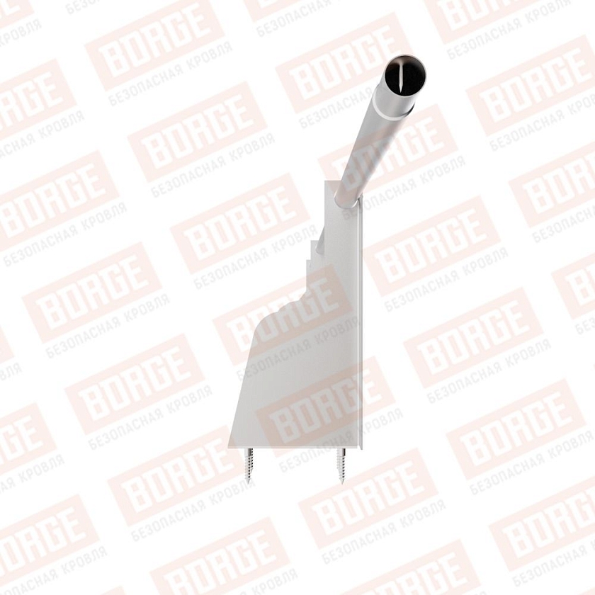 Ограждение плоских кровель Русский Рубеж Н-30, 3м, верхнее крепление, цинк