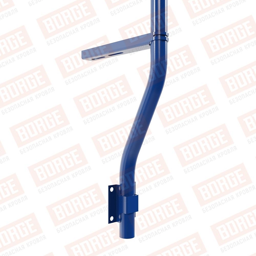 Ограждение парапетное BORGE H-120см, 3м, сигнально-синий (RAL 5005)