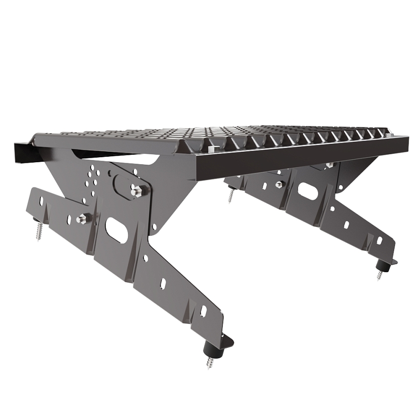 Ступень кровельная BORGE, серо-коричневый (RAL 8019)