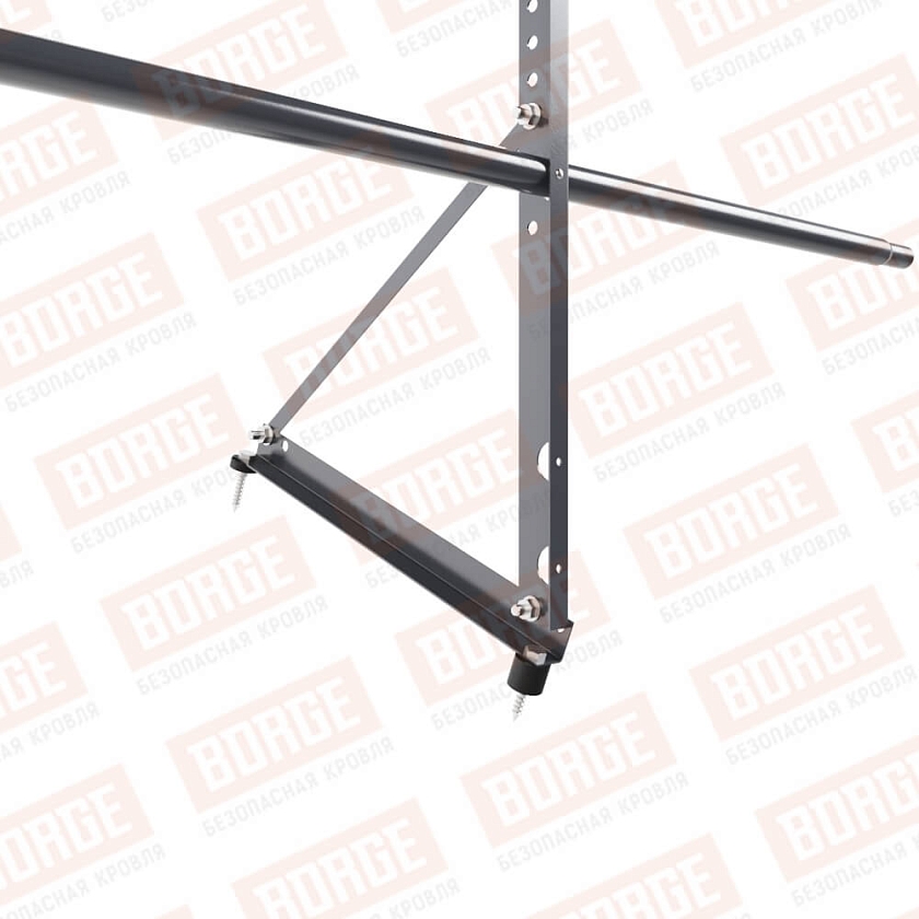 Ограждение декоративное NewLine H-60см, 3м, серый графит (RAL 7024)