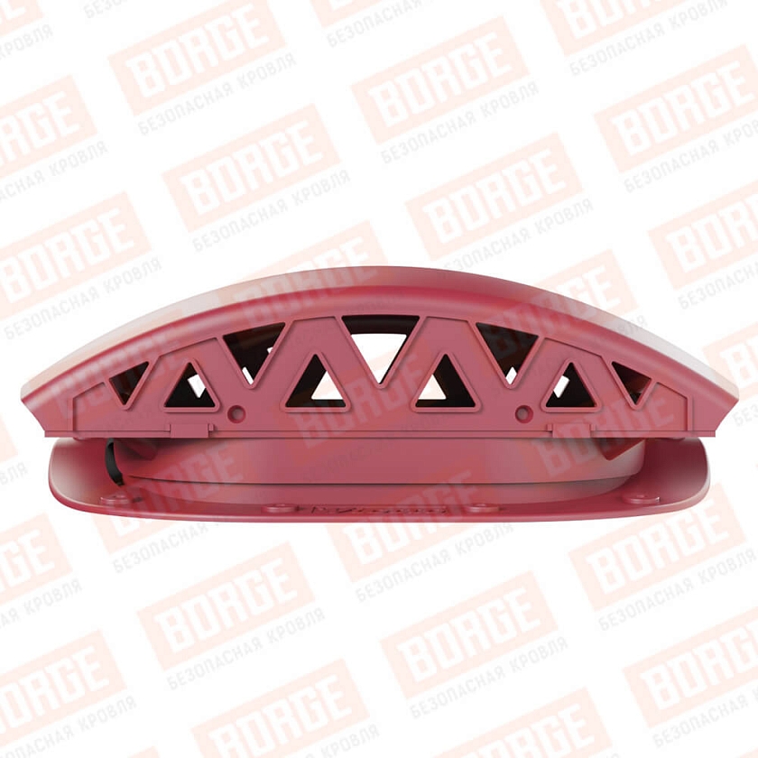 Вентилятор подкровельный Viotto, для МЧ Монтеррей, красное вино (RAL 3005). Черепаха