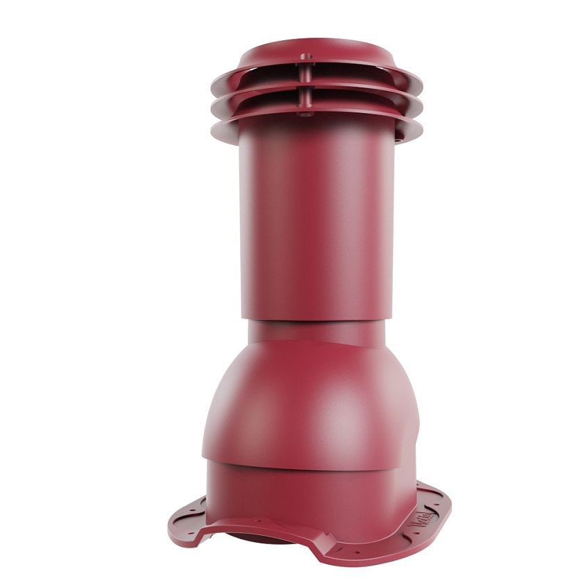Выход вентиляции канализации Viotto, для МЧ Адаманте, красное вино (RAL 3005)