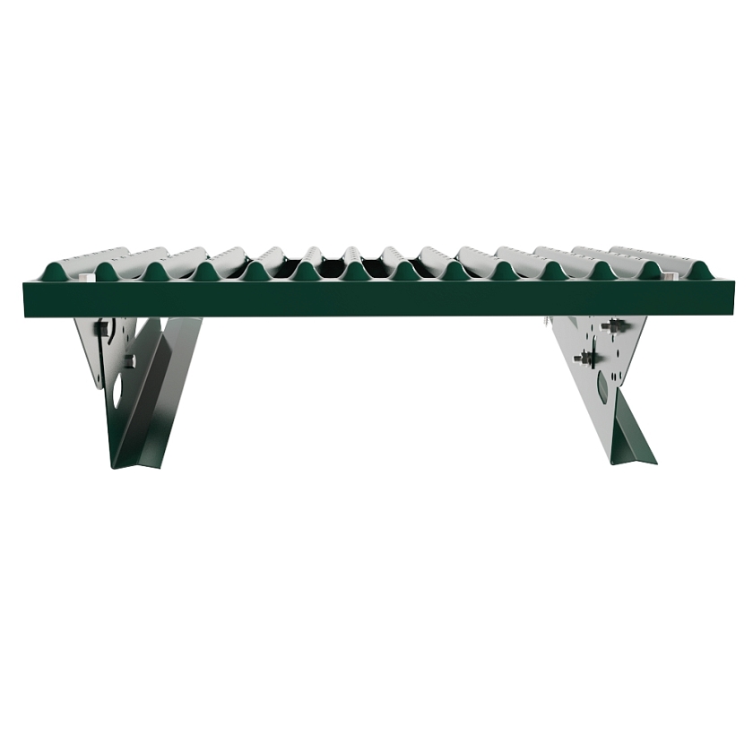 Ступень кровельная BORGE, для черепичной кровли, зеленый мох (RAL 6005)