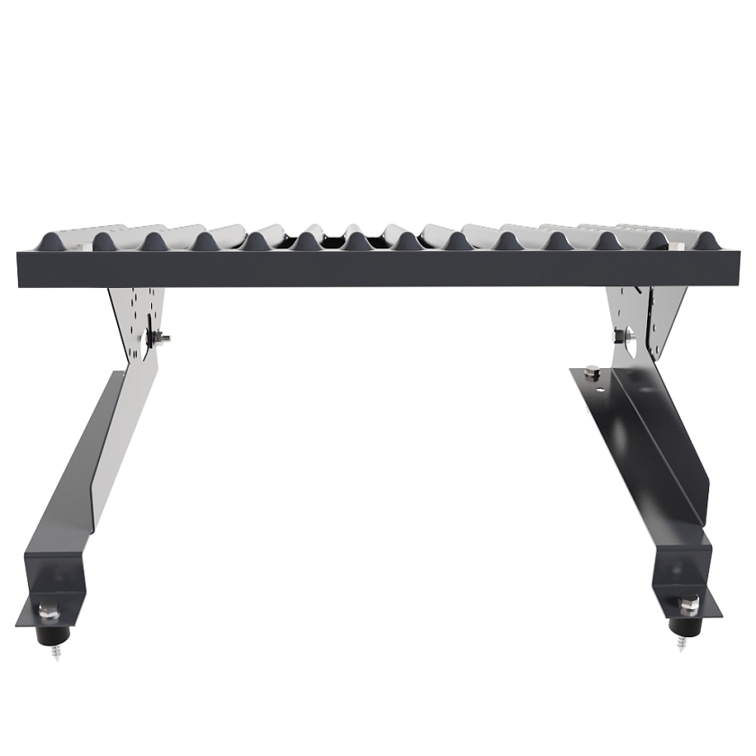 Ступень кровельная BORGE, для МЧ с высокой ступенькой, серый графит  (RAL 7024), 350мм