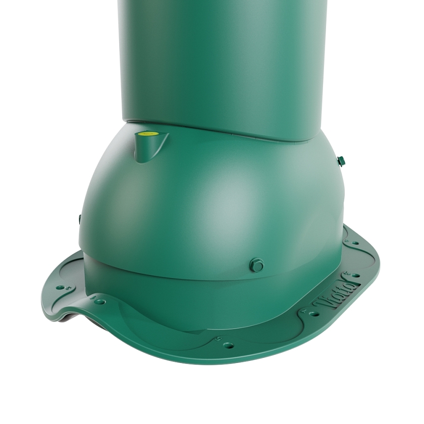 Труба вентиляционная Viotto Aero, M01 D125мм, зеленый мох (RAL 6005)