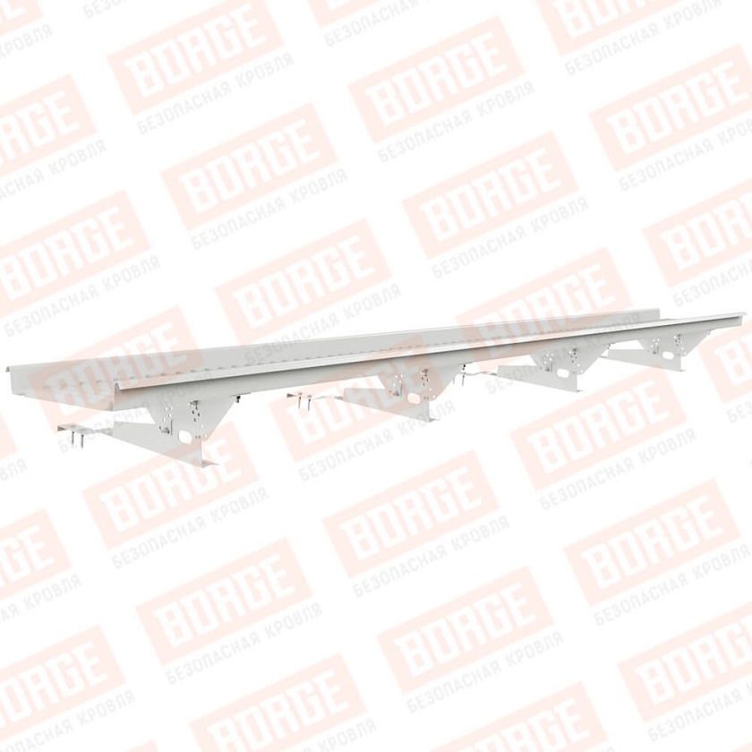 Мостик переходной BORGE 3м, для черепичной кровли, сигнально-белый (RAL 9003)