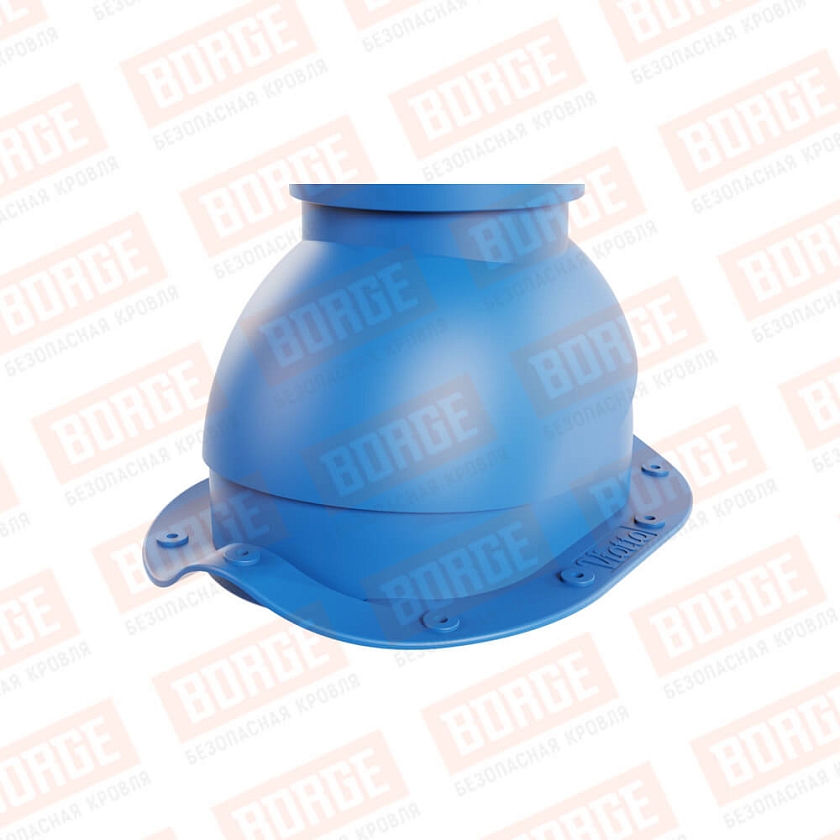 Труба вентиляционная Viotto, для МЧ Монтеррей, d-110мм, h-550мм, неутепленная, сигнально-синий (RAL 5005)