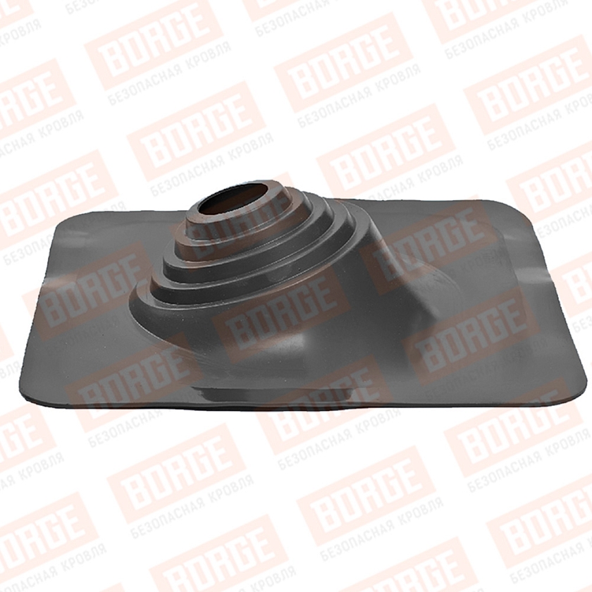 Проходка кровельная угловая №1 d75х200 цв. черный