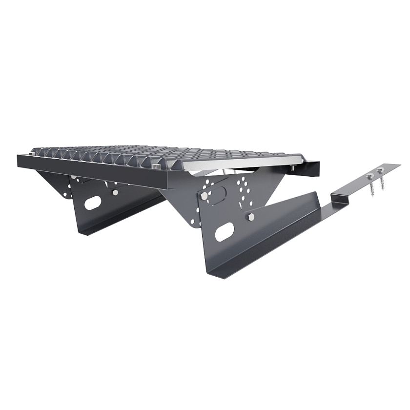 Ступень кровельная BORGE, для композитной кровли, серый графит (RAL 7024)